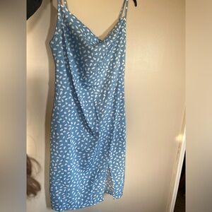 Blue Speckled Dress